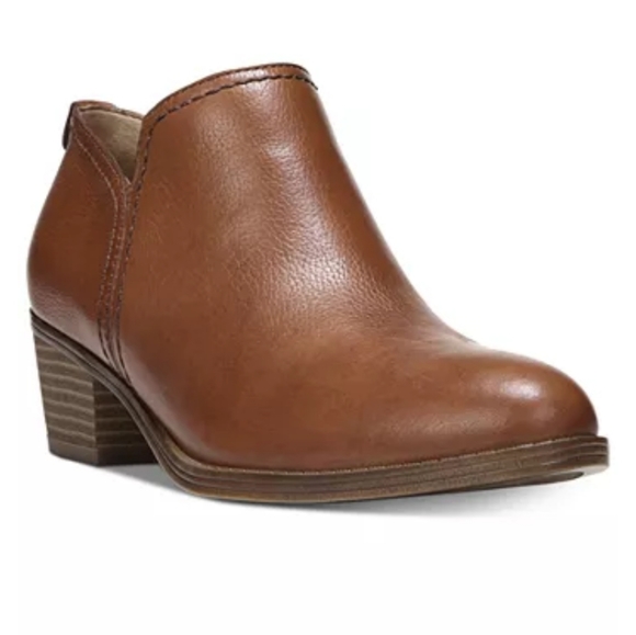 zarie leather ankle booties